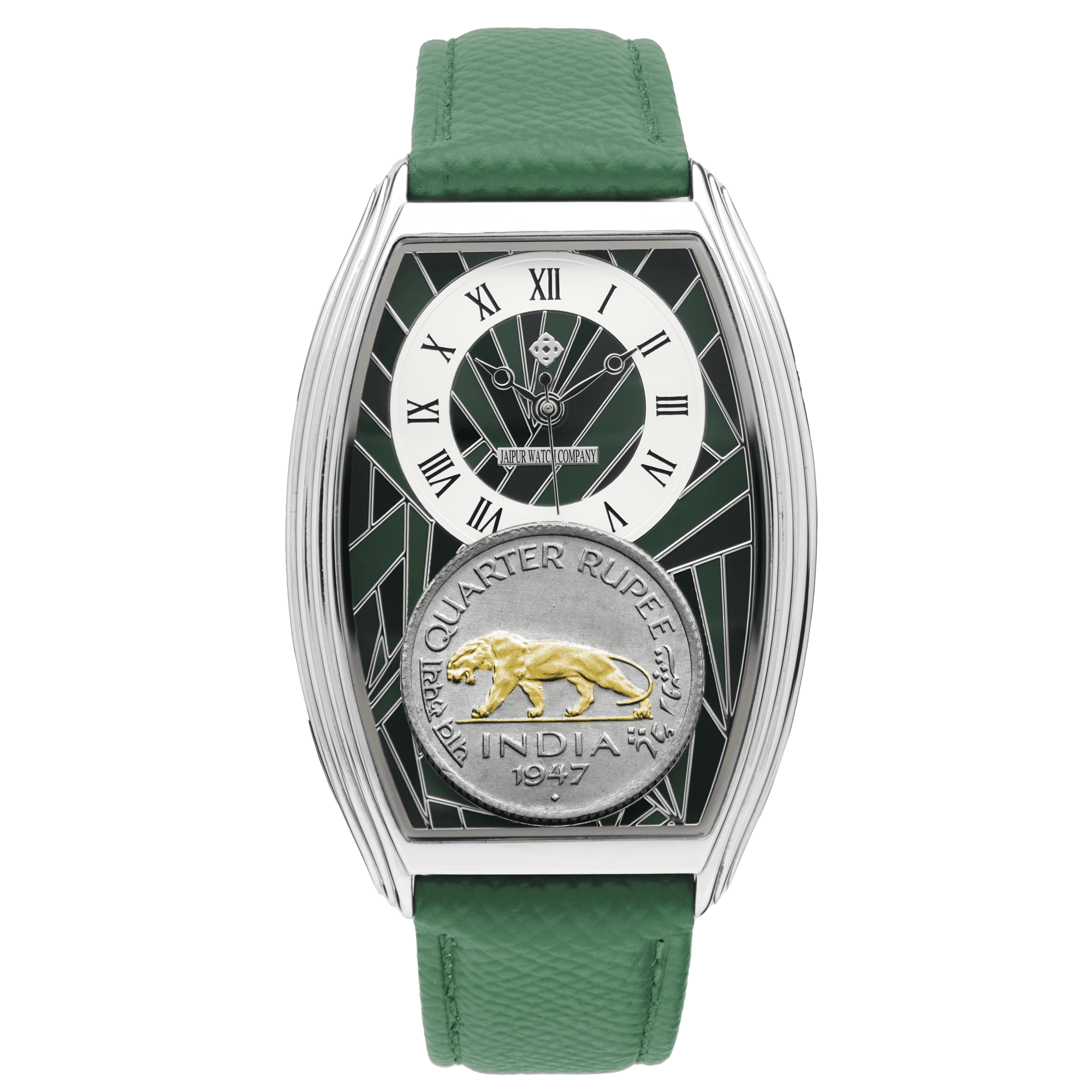 Baagh II — Verdant Enamel by Jaipur Watch Company