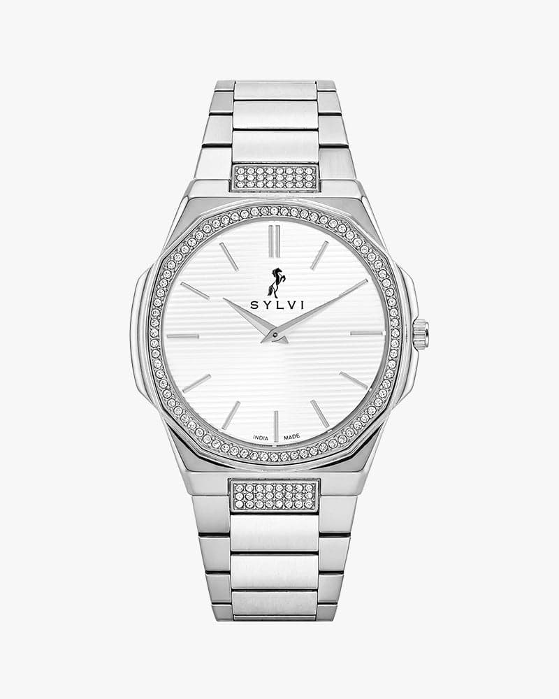 Blade Crystal — White by Sylvi Watches